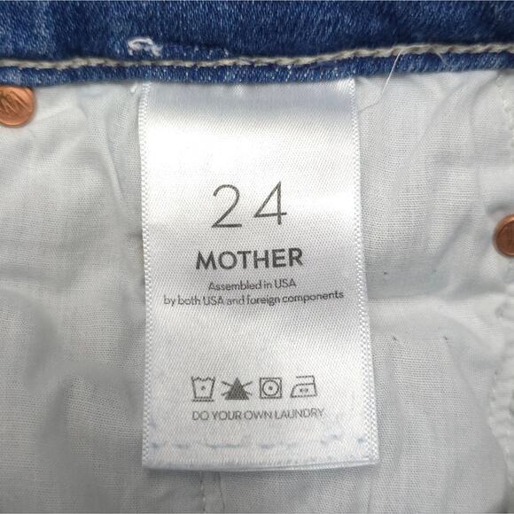 Mother The Pixie Tomcat Crop Jean in Not Cut & Pasted - Picture 10 of 13